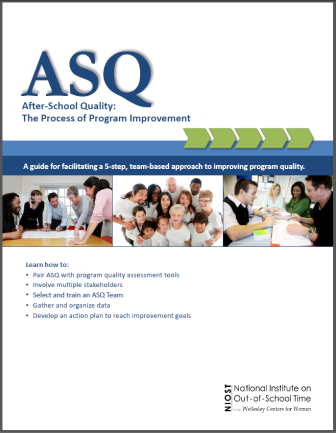 After-School Quality The Process of Program Improvement