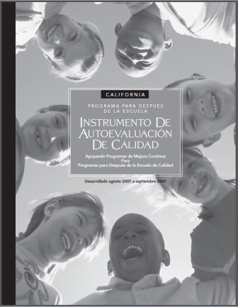 Afterschool Program Quality Self-Assessment Tool Spanish Version