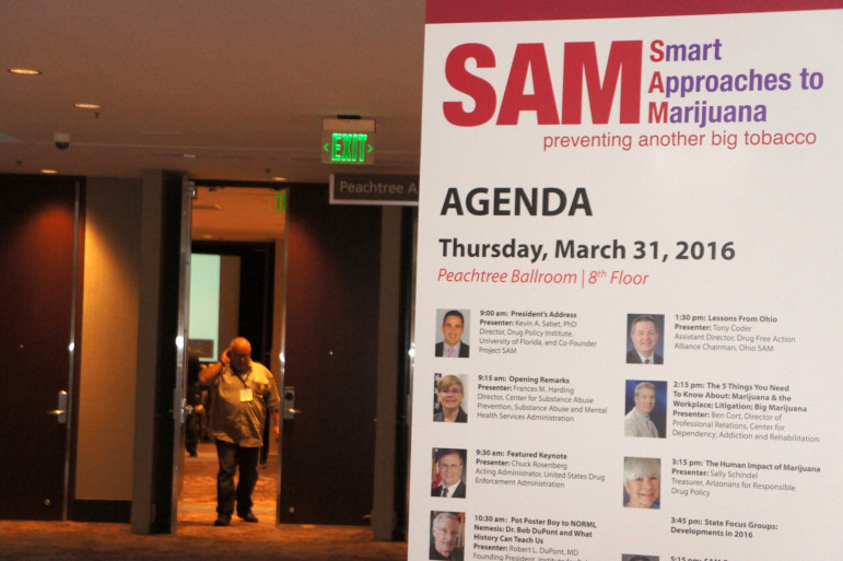 Project SAM (Smart Approaches to Marijuana), co-founded in 2013 by former Congressman Patrick Kennedy, opposes the growing movement to legalize marijuana. It takes an abstinence-only position at a time when 58 percent of the population favors legalization, according to a recent Gallup poll.