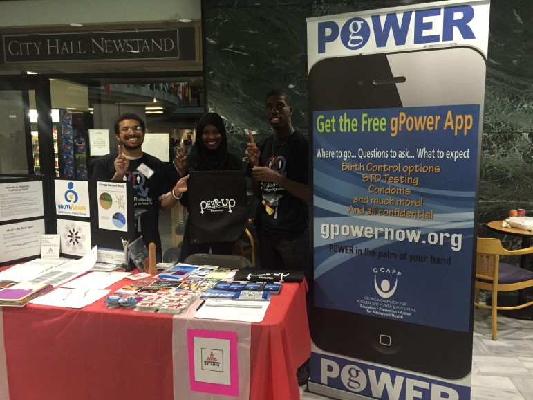 A phone app known as gPower has been developed by the Georgia Campaign for Adolescent Power & Potential to provide information about health, birth control and available clinics.