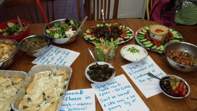 A supper provided by volunteers set the stage for teens at Youth Pride to brainstorm. They came up with a plan to link with other organizations to combat homophobia.