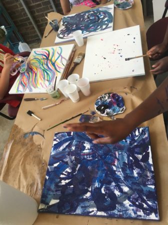 Youth artists explore abstract poetry at ArtForce workshop
