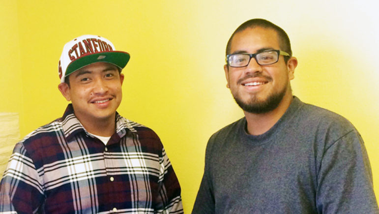 Manuel Dircio and Jesus Vasquez, both 20, are star alumni of the Youthful Offender Wraparound in Orange County, California.