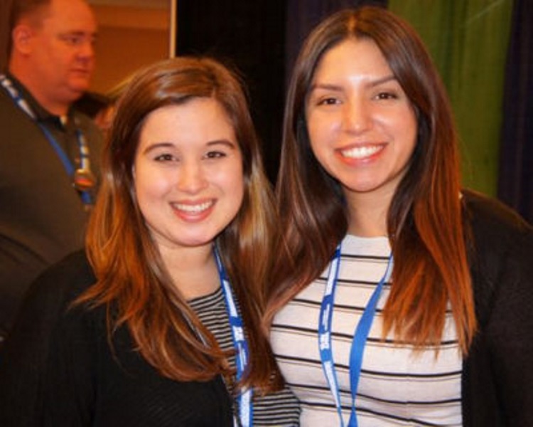 NAA Convention: Jessica Sandoval and Amy Guerrero smiling hedshots