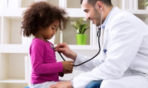 community health grants; child at doctor