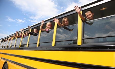 k-12 field trip grants, kids on school bus