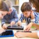 Colorado K-12 education technology grants; children in school on tablets