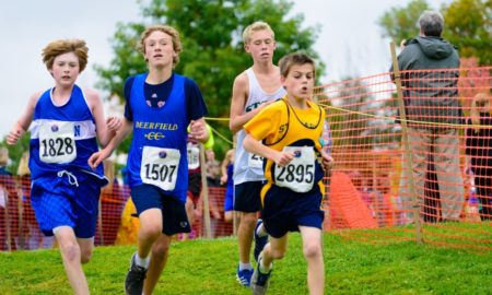 community youth running program grants; middle school kids running in competition