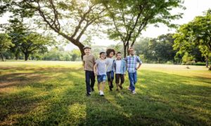 youth education, community grant, health, culture program grants; happy children in park