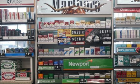 Tobacco Retail License and youth use report; tobacco product stand in shop