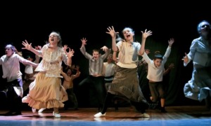 K-12 youth theatre education grants; children perform play on stage
