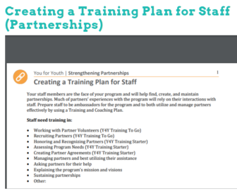 Training Program Report Cover