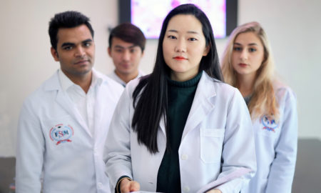 gun violence: 4 medical students in the classroom