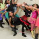 Nevada Arts Education grants; young female students dressed in costumes for play
