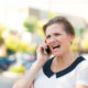 mandatory reporting: Angry Woman Screaming while Talking on mobile Phone