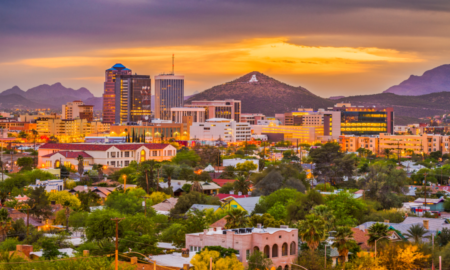 Southern Arizona Basic Needs and Healthcare Access During COVID Crisis grants; Tucson, Arizona skyline