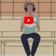 homeless shelter: Animation showing curly-headed boy with headphones