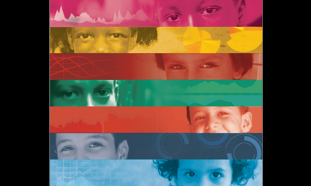Global Status Report on Preventing Violence Against Children cover, eyes of diverse children from around the world