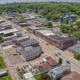 Rural community grants; aerial view of St. Charles, Minnesota