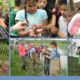 chesapeake bay environmental education grants; collage of different youth environmental activities