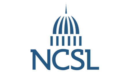 NCSL logo blue on White