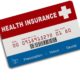 health insurance: Health Insurance Card Isolated on White Background.