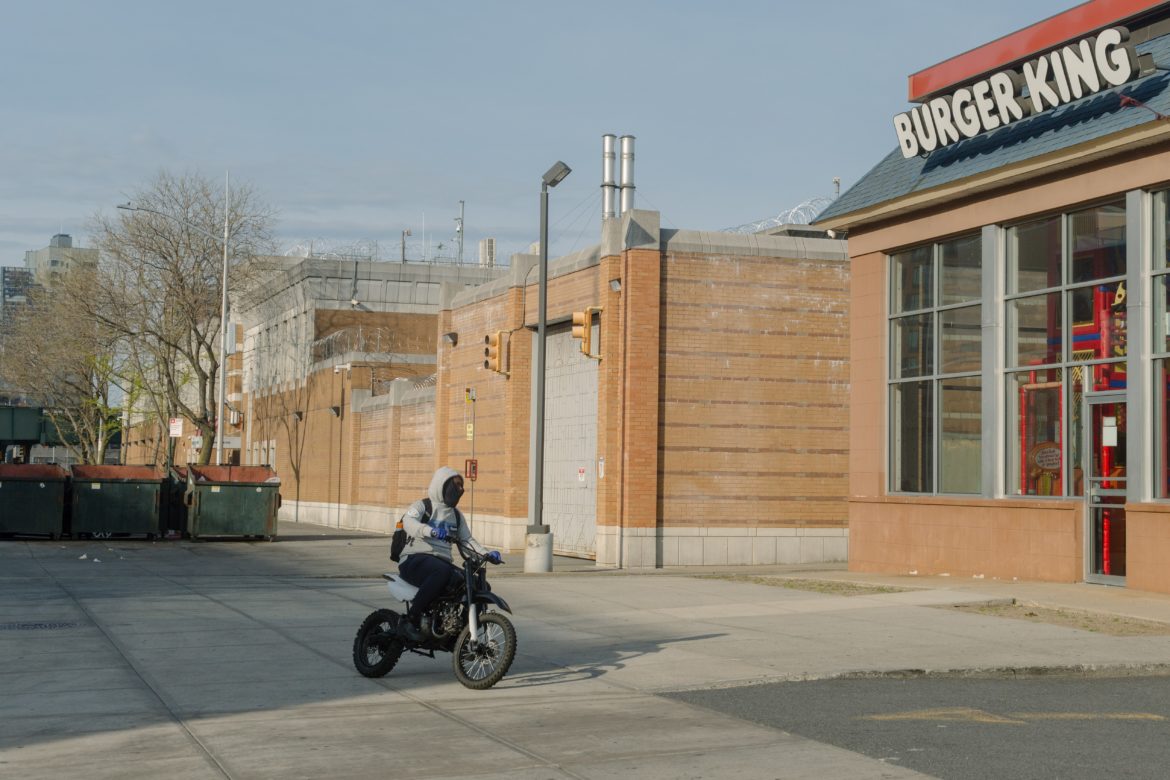 Horizon Juvenile Center in The Bronx on Easter Sunday. April 12, 2020.