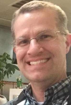 service club: Matthew Ward (headshot), high school special education teacher in California, smiling blond man with glasses, checked shirt