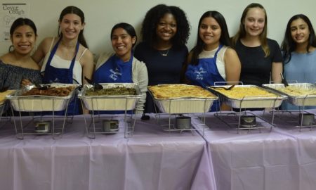 teen-led community and food insecurity project grants; group of teens leading the distribution of food