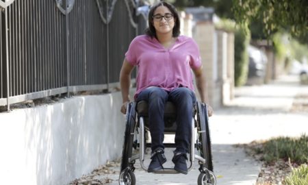Los Angelean Sabrina Schroeder, who has cerebral palsy and manually maneuvers her wheelchair, said expanded outdoor dining has raised her risk of rolling onto densely trafficked city streets.