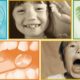 Illinois COVID children's dental health grants: images of children at dentist and dental procedure graphics
