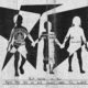 Black juvenile detention Tennessee: Black and white illustration of 3 young children holding hands walking surrounded by text quotes form story and geometric forms