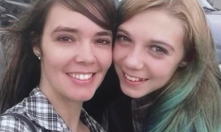 Death of 17-year old Taylor Goodridge: a dark haired woman and light haired woman smiling in selfie picture