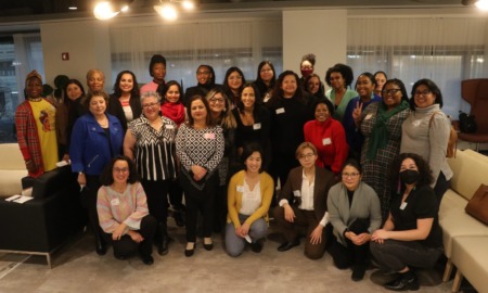 Greater chicago area women of color leadership program: group of diverse woman posing for photo