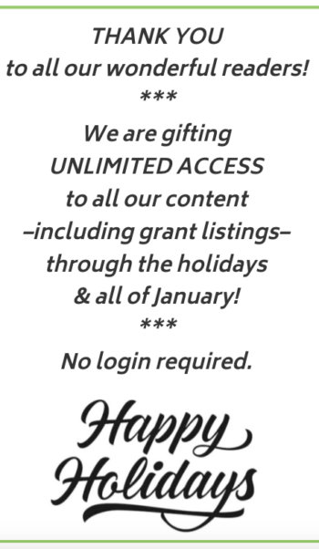 Free, unlimited access to all Youth Today content through January 31, 2025. No login required. Happy holidays.