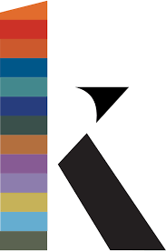 Knowable Magazine logo: Multicolored vertical box with colored bars and black letter "k" withlogo