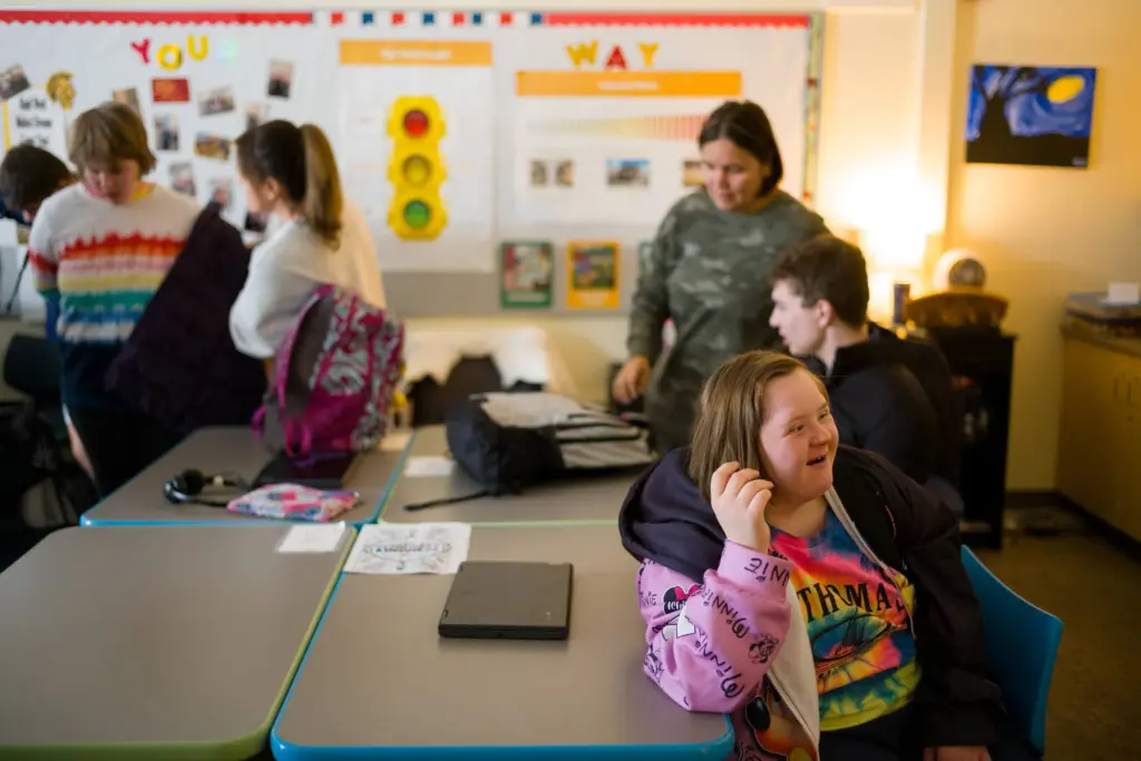 Disabled student job training: