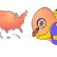 2024-U.S.-national-survey-on-the-mental-health-of-LGBTQ-young-people-by-state: graphic of US map and colorful person with magnifying glass