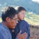 Native community grants: Native American father and son outdoors