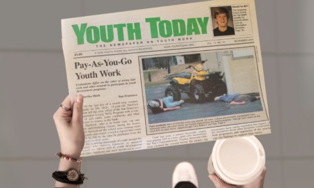 Refocusing on youth development _Changes coming to Youth Today: Youth Today newspaper being held by hand