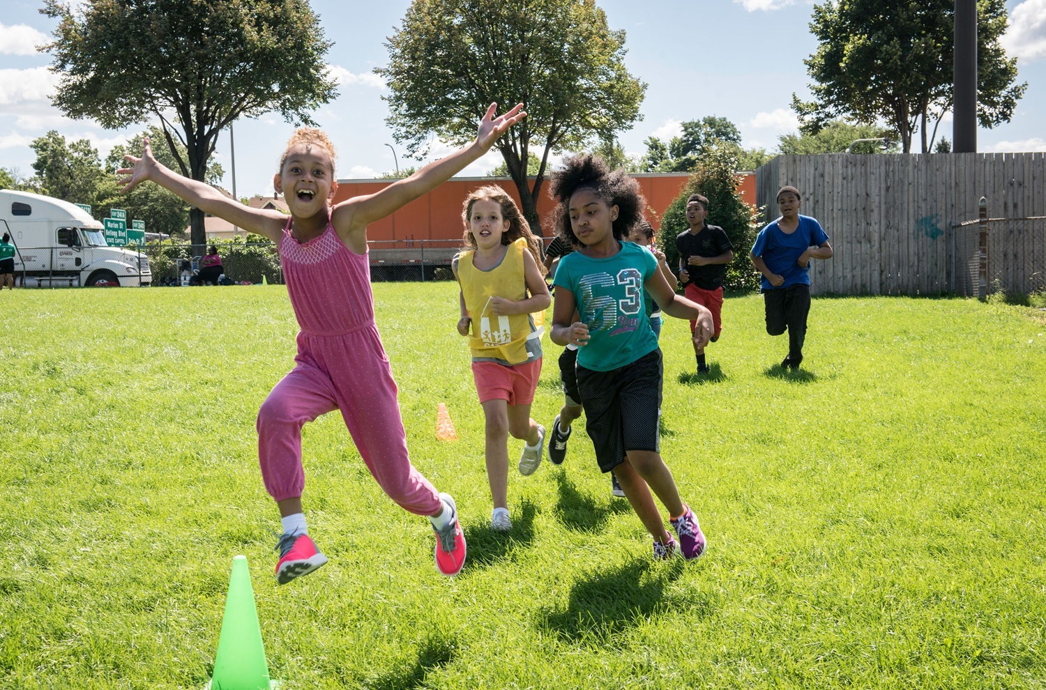 Unmet demand for afterschool programs is painfully high_3 in 4 youth missing out_feature: group of youths running outside