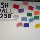 We've celebrated America’s 250th-Now what_feature, civics education : A student "Wish Wall" with colorful notes taped all over it