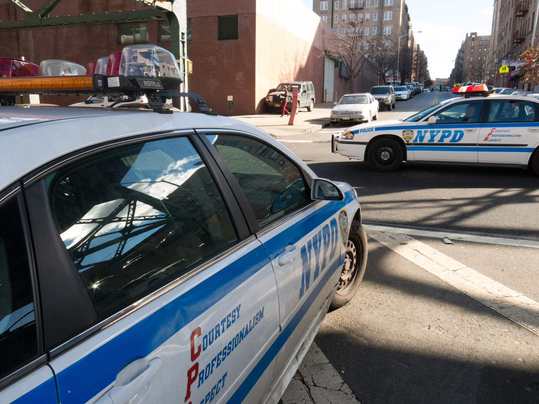 Police cars New York